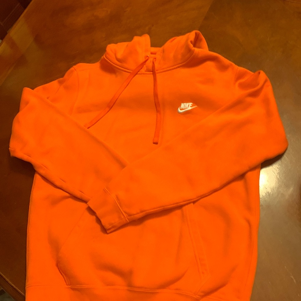ORANGE NIKE HOODIE